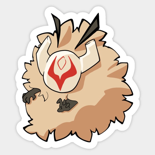 Fluffy Hilichurl Sticker by stoopid-smoo